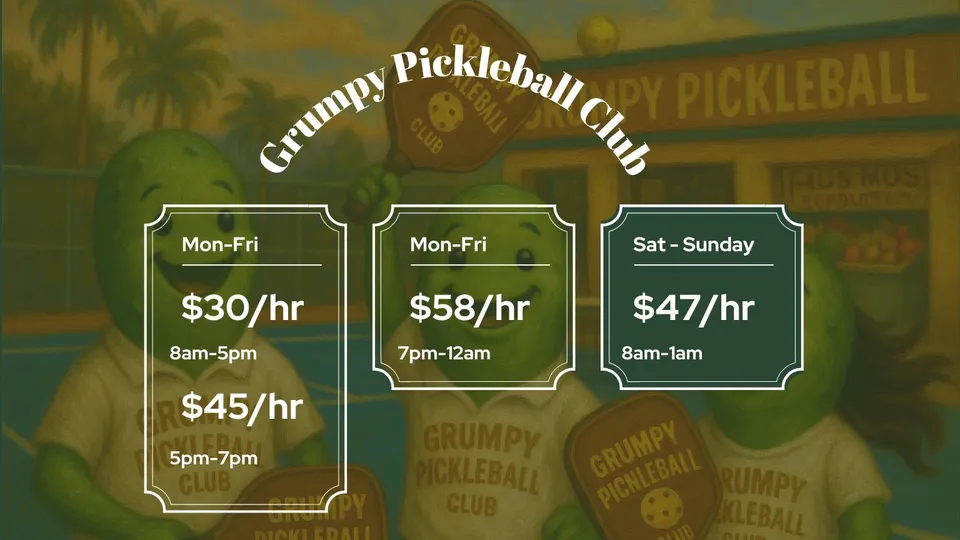 Grumpy Pickleball Club - photo 2