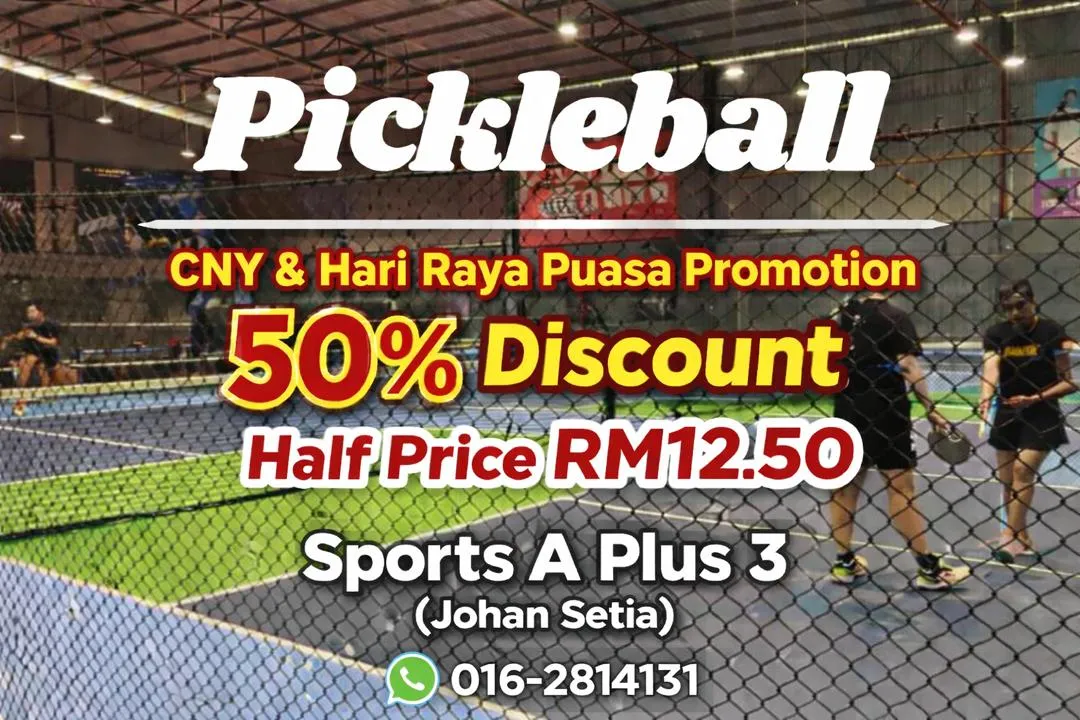 Sports A Plus 3 (Johan Setia) Badminton and Pickleball Centre - main photo